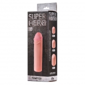 Фаллоудлинитель SUPER HERO Tempter - 16 см. - Lola Games - в Сыктывкаре купить с доставкой