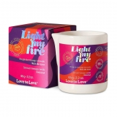 Массажная свеча Light My Fire Coconut с ароматом кокоса - 65 гр. - Love to Love - купить с доставкой в Сыктывкаре