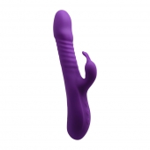 Фиолетовый вибратор-кролик Romax - 24,4 см. - Adrien Lastic