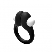Черное эрекционное кольцо Zippy Vibrating Ring With Bullet - Adrien Lastic - в Сыктывкаре купить с доставкой