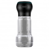 Набор PowerBlow   Feel Pocket Stroker Crystal: мастурбатор и интерактивная насадка - Kiiroo - в Сыктывкаре купить с доставкой