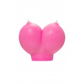 Розовая свеча «Сиськи» - 150 гр. - Pecado - купить с доставкой в Сыктывкаре