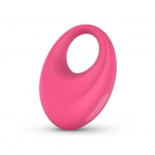 Розовое интерактивное эрекционное виброкольцо Leo - Easy toys - в Сыктывкаре купить с доставкой