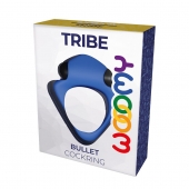 Синее эрекционное кольцо Wooomy Tribeс с вибрацией - Adrien Lastic - в Сыктывкаре купить с доставкой