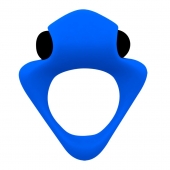 Синее эрекционное кольцо Wooomy Tribeс с вибрацией - Adrien Lastic - в Сыктывкаре купить с доставкой