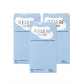 Набор из 3 упаковок ультратонких презервативов Pleasure Lab (по 12 шт.) - Pleasure Lab - купить с доставкой в Сыктывкаре