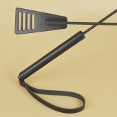 Черный кожаный стек «Сириус» - 60 см. - Sitabella - купить с доставкой в Сыктывкаре