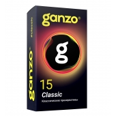 Классические презервативы с обильной смазкой Ganzo Classic - 15 шт. - Ganzo - купить с доставкой в Сыктывкаре