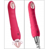 Малиновая насадка на душ с вибрацией Showers to orgasm - 20,1 см. - Orion - купить с доставкой в Сыктывкаре