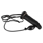 Полый страпон с эффектом увеличения Inflatable Strap-On - 18,5 см. - Orion - купить с доставкой в Сыктывкаре