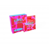 Презервативы с разогревающим эффектом Expert Hot Love - 3 шт. - Expert - купить с доставкой в Сыктывкаре