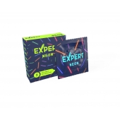 Светящиеся в темноте презервативы Expert Neon - 3 шт. - Expert - купить с доставкой в Сыктывкаре