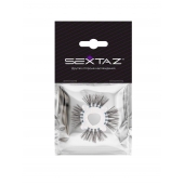 Эластичное эрекционное кольцо с черными «ресничками» - Sextaz - в Сыктывкаре купить с доставкой