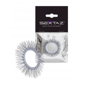 Круглое эрекционное кольцо с «ресничками» - Sextaz - в Сыктывкаре купить с доставкой