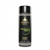 Массажное масло c ароматом тропических фруктов Massage Oil - 100 мл. - HOT - купить с доставкой в Сыктывкаре