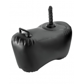 Черное надувное кресло с платформой для фиксации дилдо Body Dock Inflatable Love Seat - Pipedream - купить с доставкой в Сыктывкаре