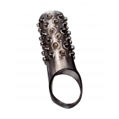 Дымчатая насадка на пенис с выпуклостями - 12 см. - Sex Expert - в Сыктывкаре купить с доставкой