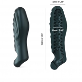 Серая силиконовая насадка на пенис с подхватом Manwan Ryzer - Manwan - в Сыктывкаре купить с доставкой