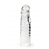 Прозрачная закрытая насадка на член - 15 см. - Sex Expert - в Сыктывкаре купить с доставкой
