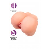 Реалистичный мастурбатор в форме попки с 2 любовными входами - No Name - в Сыктывкаре купить с доставкой