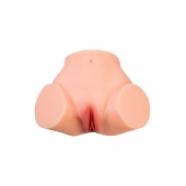 Телесный реалистичный мастурбатор-полуторс с 2 любовными входами - No Name - в Сыктывкаре купить с доставкой