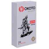 Точечные презервативы OKOTO Dotted - 12 шт. - Sitabella - купить с доставкой в Сыктывкаре