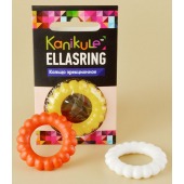 Цветное рельефное эрекционное кольцо Ellasring - Sitabella - в Сыктывкаре купить с доставкой