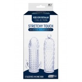 Набор из 2 прозрачных насадок на член Seductive Tickler Sleeves Set - NMC - в Сыктывкаре купить с доставкой