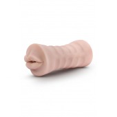 Телесный мастурбатор-ротик Nicole Vibrating Masturbator - Blush Novelties - в Сыктывкаре купить с доставкой