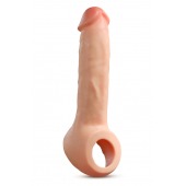 Телесная насадка-удлинитель Thrive 8.75 Inch Realistic Penis Extender Sleeve - 22,2 см. - Blush Novelties - в Сыктывкаре купить с доставкой