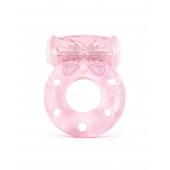 Розовое эрекционное виброкольцо с бабочкой - 1137 - в Сыктывкаре купить с доставкой