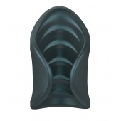 Серый сквозной мастурбатор с вибрацией Manwan Starter - Manwan - в Сыктывкаре купить с доставкой