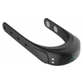 Черное эрекционное виброкольцо на ремешках - Boys of Toys - в Сыктывкаре купить с доставкой