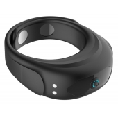 Черное эрекционное виброкольцо на ремешках - Boys of Toys - в Сыктывкаре купить с доставкой