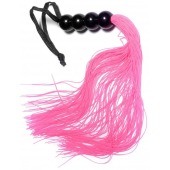 Розовая силиконовая плеть - 35,5 см. - Boys of Toys - купить с доставкой в Сыктывкаре
