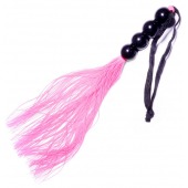 Розовая силиконовая плеть - 35,5 см. - Boys of Toys - купить с доставкой в Сыктывкаре
