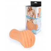 Эластичный мастурбатор в виде вагины телесного цвета - Sexy Girl - в Сыктывкаре купить с доставкой