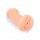 Телесный двусторонний мастурбатор с вибропулей и эрекционными кольцами в комплекте - Sexy Girl - в Сыктывкаре купить с доставкой