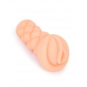 Телесный мастурбатор-вагина с вибропулей и эрекционными кольцами в комплекте - Sexy Girl - в Сыктывкаре купить с доставкой