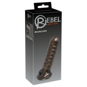 Насадка на пенис Rebel smoke с рёбрышками и отверстием под мошонку - Orion - в Сыктывкаре купить с доставкой