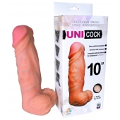 Фаллическая насадка Харнесс UNICOCK 10  - 25 см. - LOVETOY (А-Полимер) - купить с доставкой в Сыктывкаре