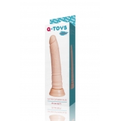 Телесный фаллоимитатор A-toys с присоской - 22 см. - A-toys купить с доставкой в интернет-магазине Orgasmix в Сыктывкаре Телесный фаллоимитатор A-toys с присоской - 22 см. - A-toys