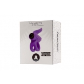 Эрекционное кольцо с подхватом мошонки и стимуляцией клитора Bullet Lastic Ring - Adrien Lastic - в Сыктывкаре купить с доставкой