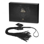 Чёрная плётка Lilly Whip Bijoux - Bijoux Indiscrets - купить с доставкой в Сыктывкаре