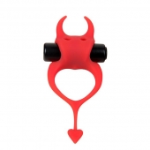 Красное эрекционное кольцо в форме дьяволенка DEVOL COCKRING - Adrien Lastic - в Сыктывкаре купить с доставкой