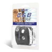 Утяжка для мошонки и пениса Cock Ring With 1  Ball Stretcher And Optional Weight Ring - BlueLine - купить с доставкой в Сыктывкаре
