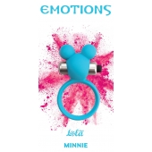 Голубое эрекционное виброколечко Emotions Minnie Breeze - Lola Games - в Сыктывкаре купить с доставкой