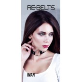 Чёрный чокер-кляп Iman Black - Rebelts - купить с доставкой в Сыктывкаре