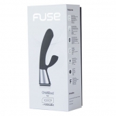 Чёрный интерактивный вибратор Kiiroo Ohmibod Fuse - 18 см. - Kiiroo