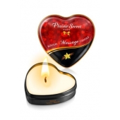 Массажная свеча с ароматом ванили Bougie Massage Candle - 35 мл. - Plaisir Secret - купить с доставкой в Сыктывкаре